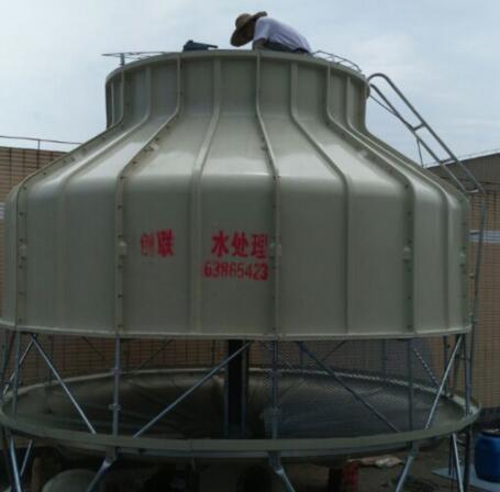 標準型圓形逆流玻璃鋼填料冷卻塔
