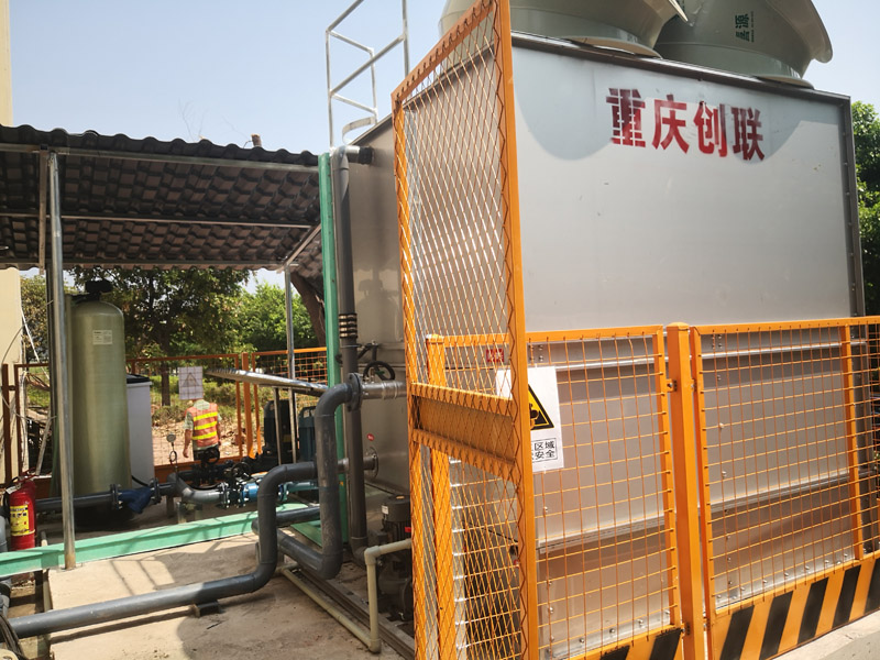 方形復合流不銹鋼閉式冷卻塔案例