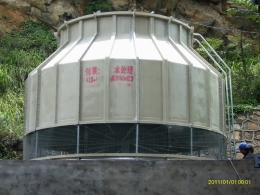 標準型圓形逆流玻璃鋼填料冷卻塔