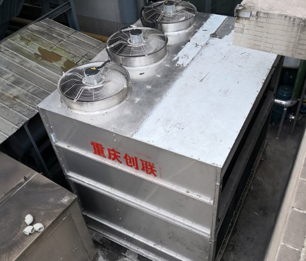 方形復合流不銹鋼閉式冷卻塔案例
